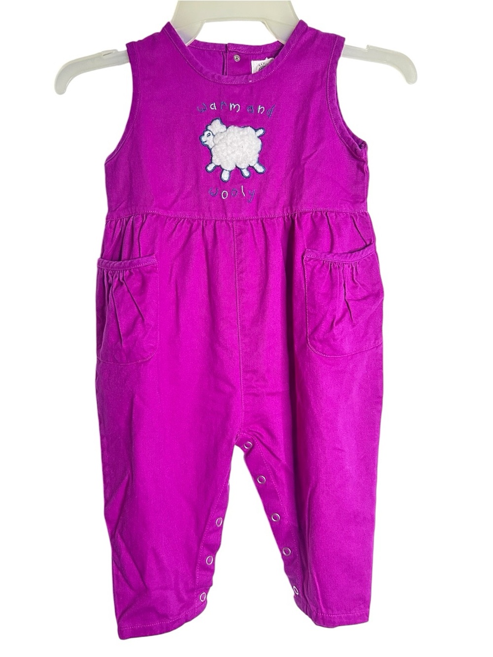 Baby Vision Girls Pink Sheep Romper Jumpsuit 18-24M NWT